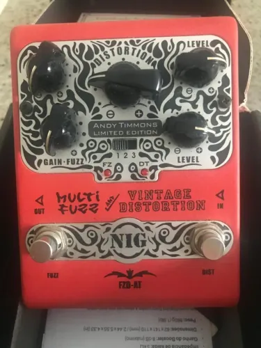 Pedal NIG Andy Timmons Fuzz Distortion - Edição Especial