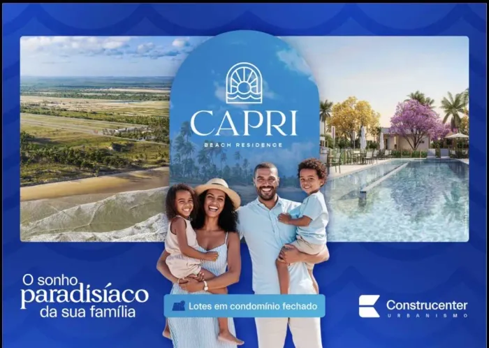 Vendo Lote no Capri Beach Residence