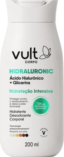 Hidratante Corporal Vult 350mL Hidratação Intensiva 72hs