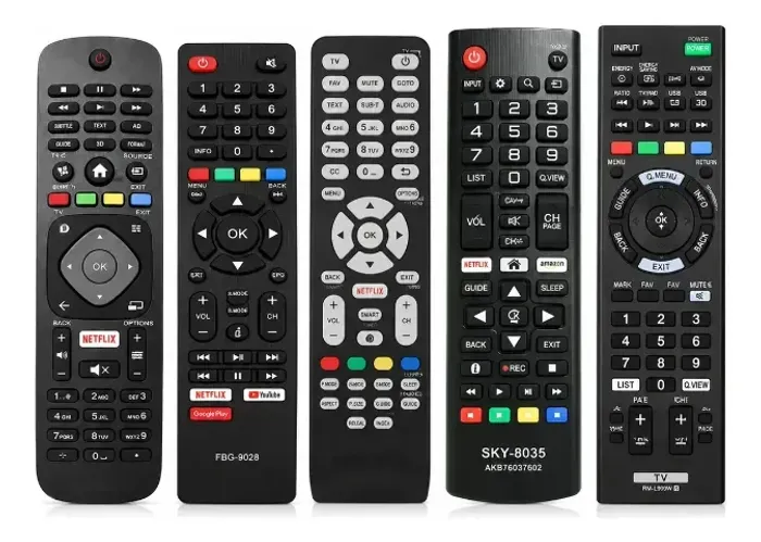 Controles de TVs