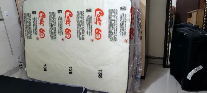 Cama e colchão de casal castor novo