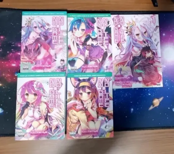Coleção Light Novel e Mangá - No Game No Life - Vol 1-4