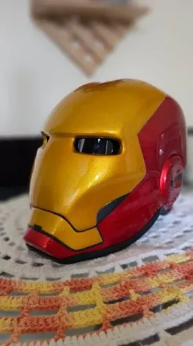 Capacete moto Homem de Ferro
