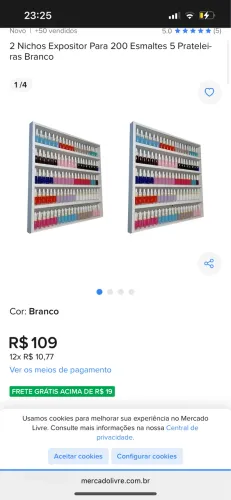 Nicho para esmaltes