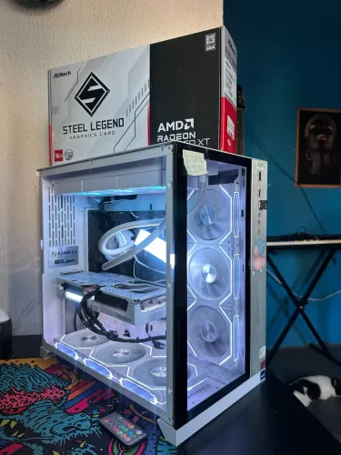 Pc Gamer i7 10700,RX9060XT 16gb Steel Legend,32gb ram,3TB Setup Completo!