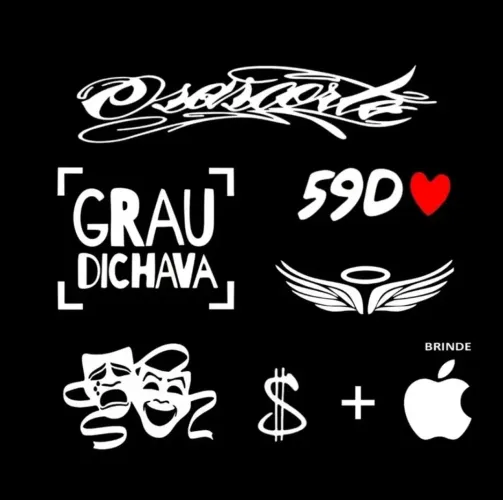 Adesivo moto cartela