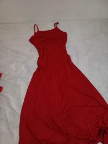 Vestido vermelho longo