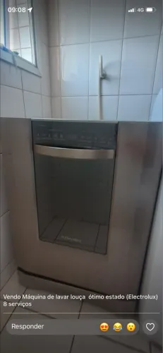 Máquina de lavar louça 8 serviços eletrolux
