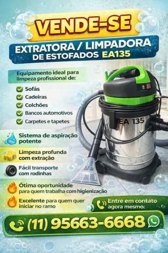 Extratora e aspirador de pó