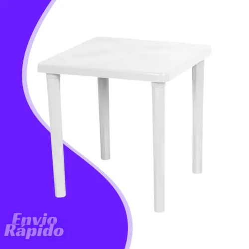 Mesa quadrada de plástico mesa de plástico quadrada mesa branca mesa preta