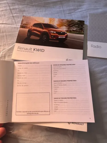 Manual do proprietário Kwid 2020