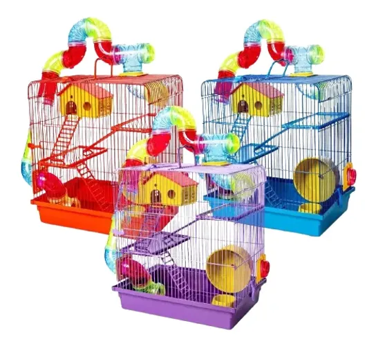 gaiola triplex pra hamister