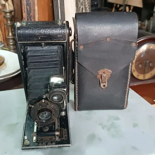 Antiga câmera fotográfica Kodak a- 116 autographic