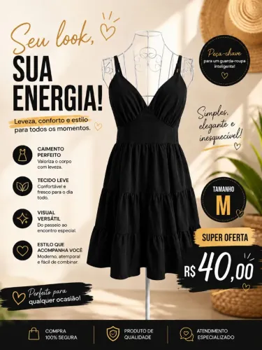 Vestido preto