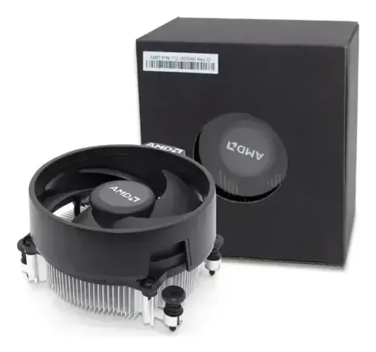 Cooler Amd Wraith Stealth Original - Am4 - 65w Sem Led ORIGINAL.
