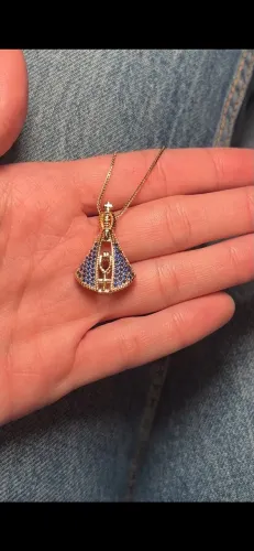 Colar Nossa Senhora Religioso Feminino Delicado