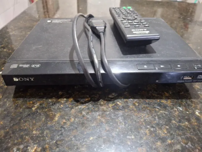 DVD Player Sony com controle remoto