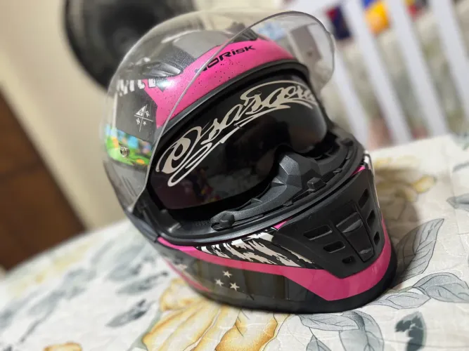 Capacete Norisk FF302 Tokyo Rosa