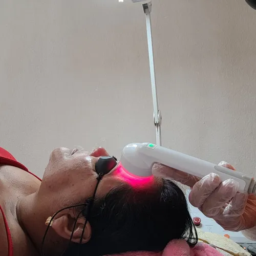 Limpeza de pele profunda.