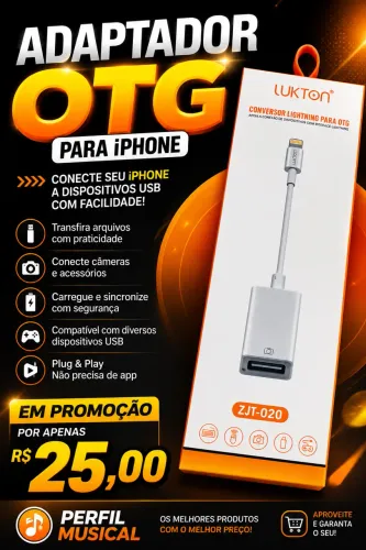 Adaptador Otg para iPhone