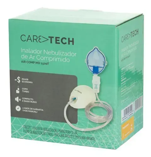 Inalador Nebulizador Caretech Air Comp MD 1500T