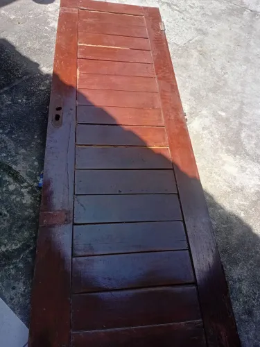 Porta madeira maciça 69 cm largura