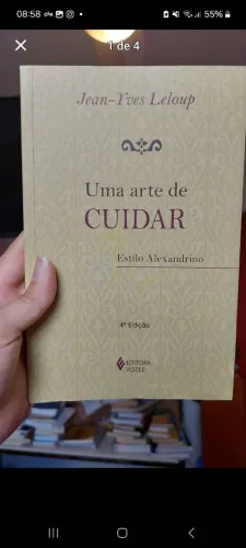 Livro Uma arte de cuidar de Jean yves Leloup