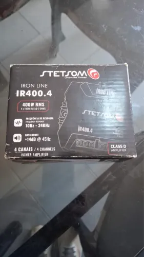 Modulo STETSOM IRON LINE IR400.4 400W RMS 4 x 100W RMS @ 2 OHMS