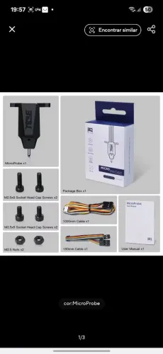 sensor de nivelamento BIQU MicroProbe V2.0 para impressoras 3D.<br>150 $
