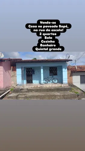 Casa no povoado Sapé 