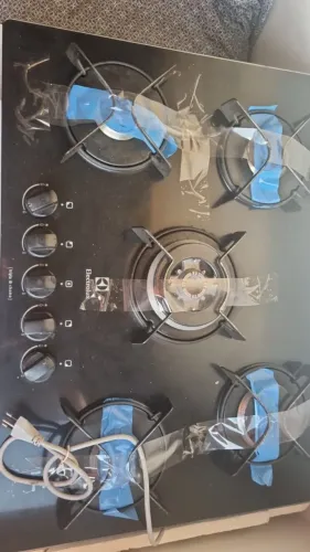 Cooktop Electrolux 5 Bocas - Funciona no Gás - Precisa Revisar Acendimento