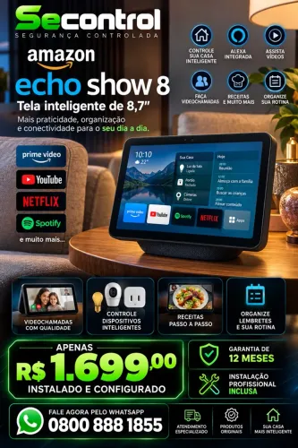 Alexa residencial/ instalado e configurado