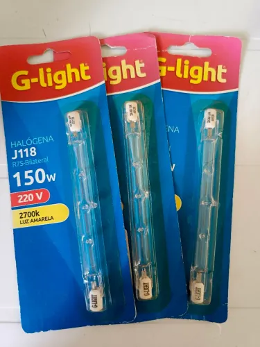 Lâmpadas halógenas de 150w