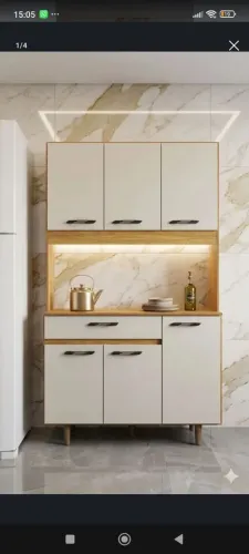 Armário de cozinha lindo lindo entrega e montagem grátis até no mesmo dia