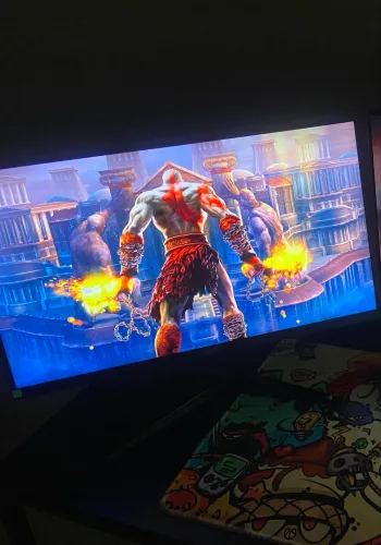 Monitor AOC 60hz, Com ajuste de altura