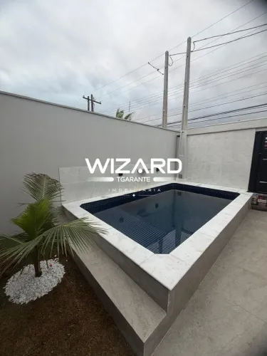 Casa com Piscina com 2 Dormitórios e 1 Suíte no Jardim Regina em Itanhaém
