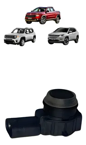 Sensor De Ré Estacionamento Jeep Compass Renegade Fiat Toro Marrom-escuro
