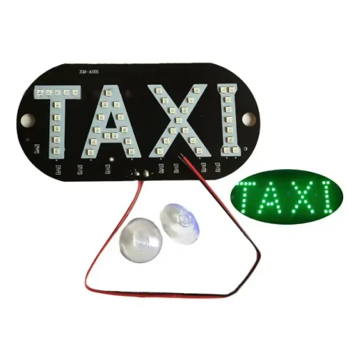 Led para Taxi na cor verde