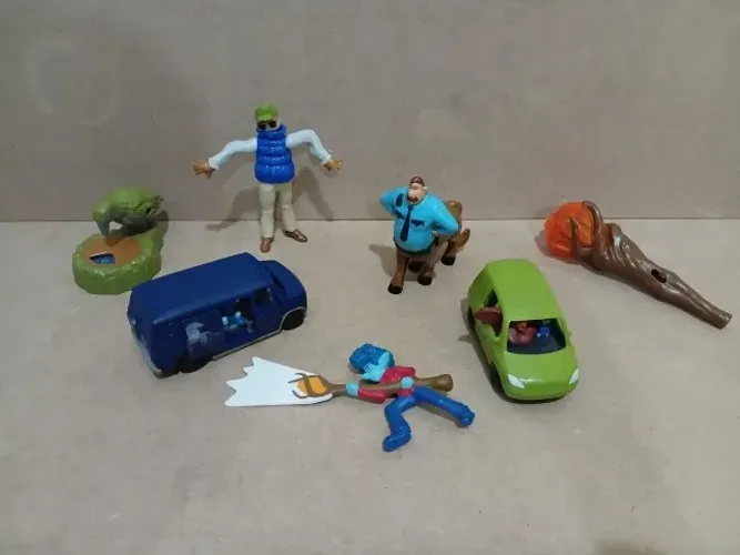 lote bonecos do filme dois irmãos mc donalds