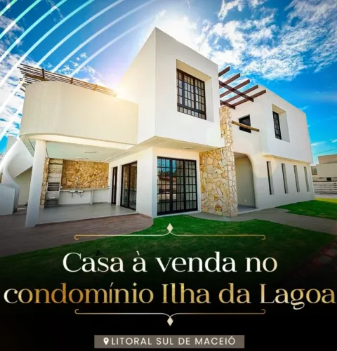 Casa à venda no Residencial Ilha da Lagoa - Marechal Deodoro/AL