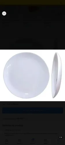 Prato Branco Oval 27cm