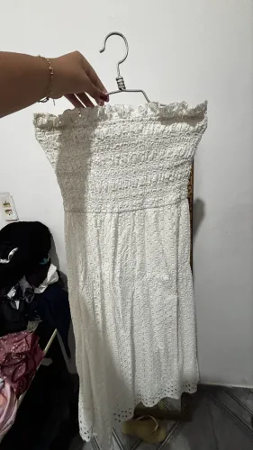 Vestido Branco Rabbitohs Midi 