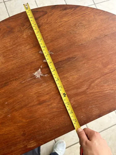 Mesa dobrável redonda
