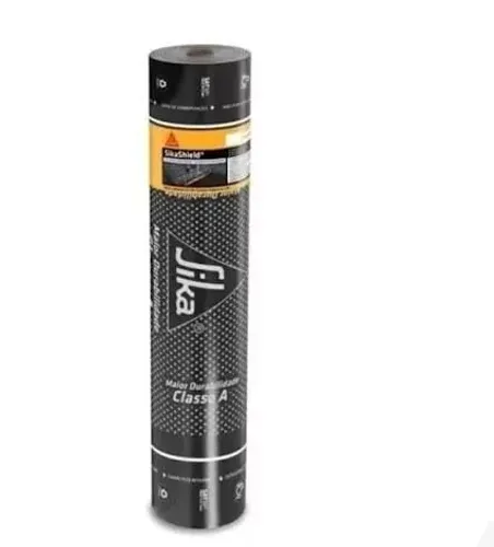 4 ROLOS DE MANTA ASFALTICA T2 4MM POLIESTER 1X10M SIKA