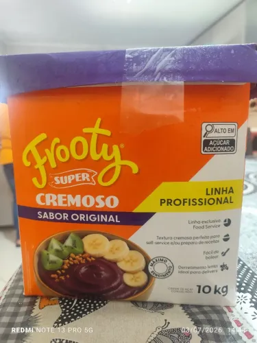 AÇAÍ FROOTY 10KG ATACADO REVENDA ou CONSUMO PRÓPRIO EM CASA