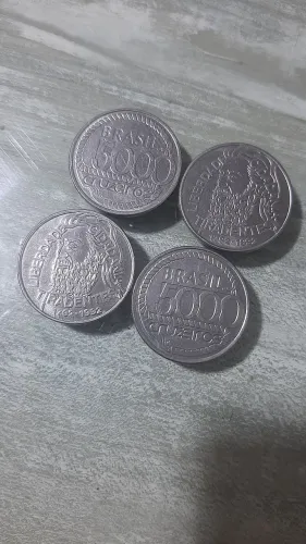 Kit 4 Moedas Antigas