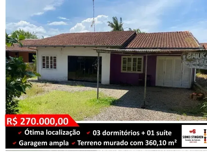 Casa na Praia de Balneário Barra do Sul. Com laje apenas 270 mil. Confira!