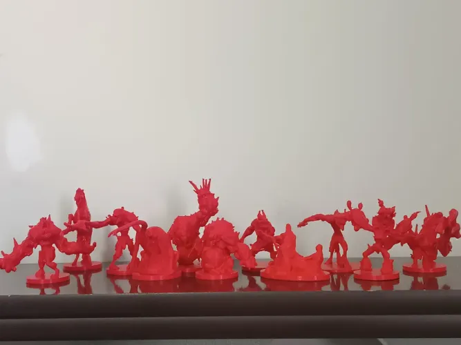 (R$30 cada) Abominações de Zombicide UoA impressos em 3D