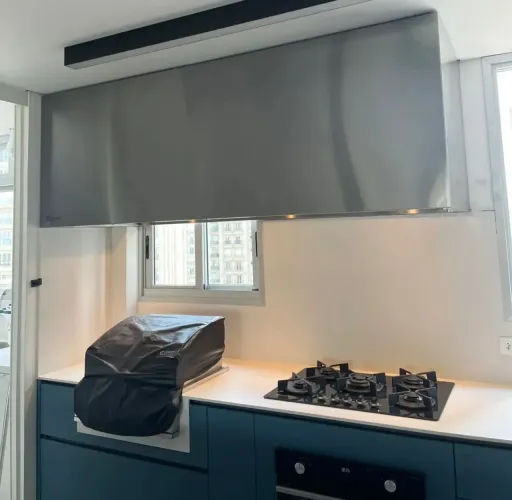 Inox e galvanizado coifas