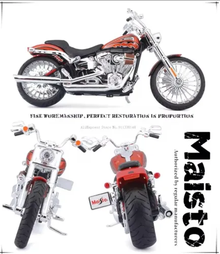 Miniatura Moto Harley Davidson CVO Breakout 2014
